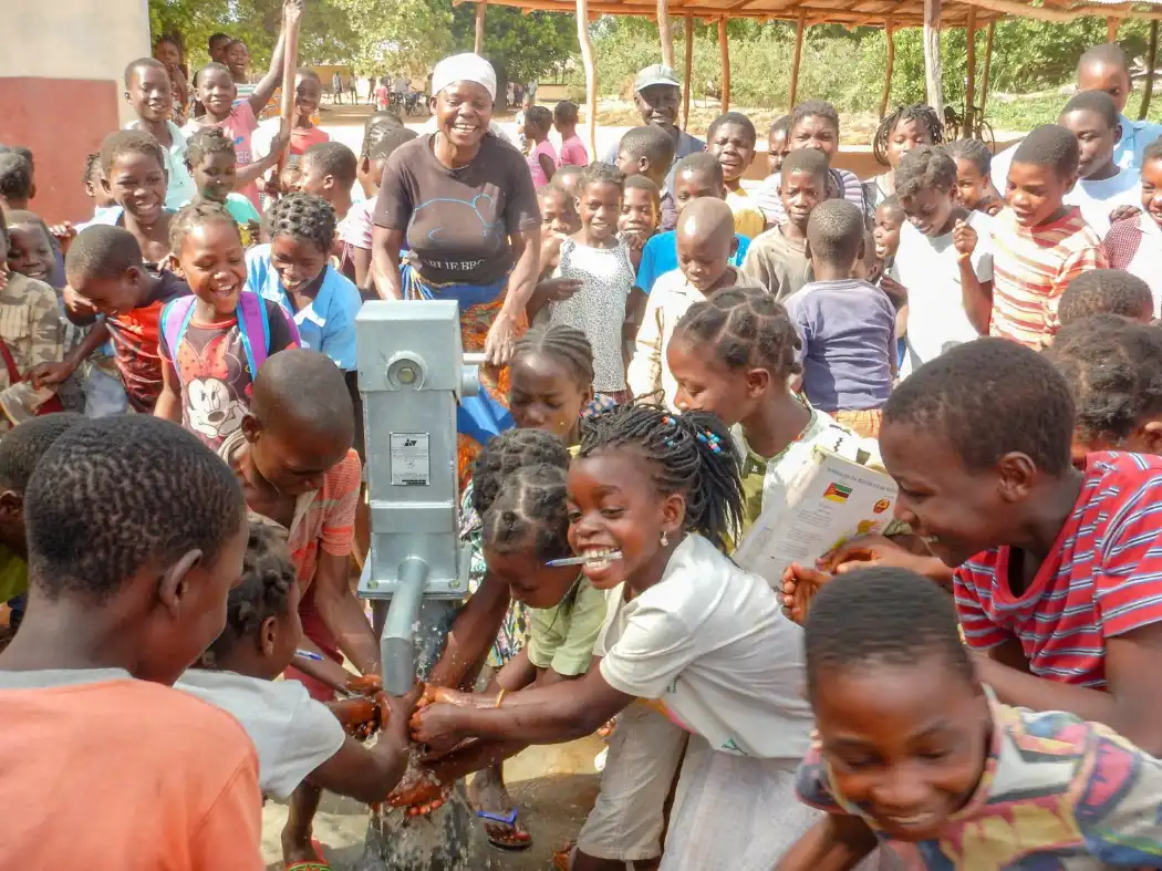 Fresh water well in Mozambique