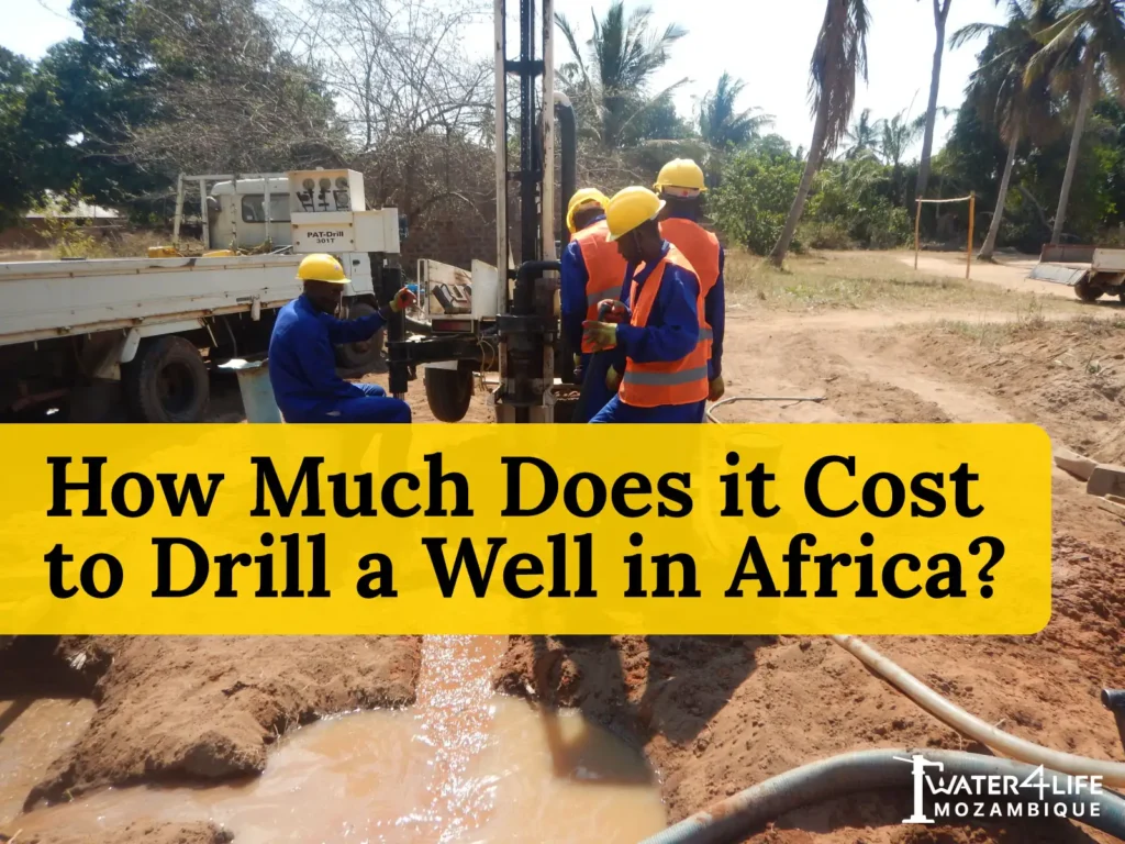 How much does a water well donation cost to drill a well in Africa?